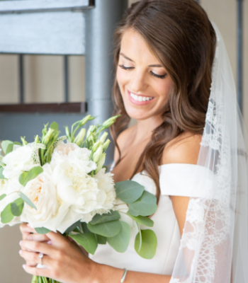 A classic downtown Indianapolis wedding with soft neutrals and the most breathtaking bride.