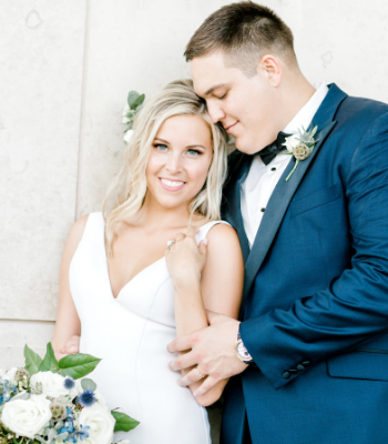 NFL Player Nick Martin's rustic chic summer wedding at the Biltwell Event Center