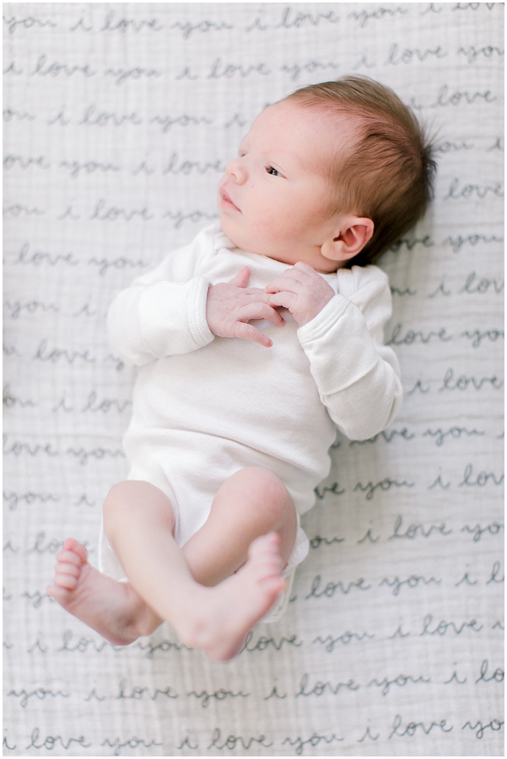 Indianapolis newborn session and gender neutral nursery tour with Ivan & Louise Images