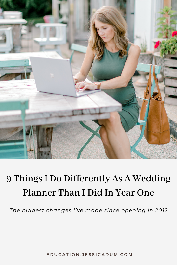 The top changes I have made and what you can do to set your wedding planning business up for success!